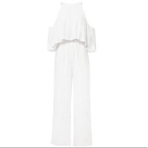 White jump suit